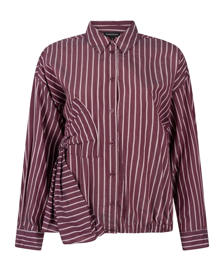 Dames blouse bordeaux