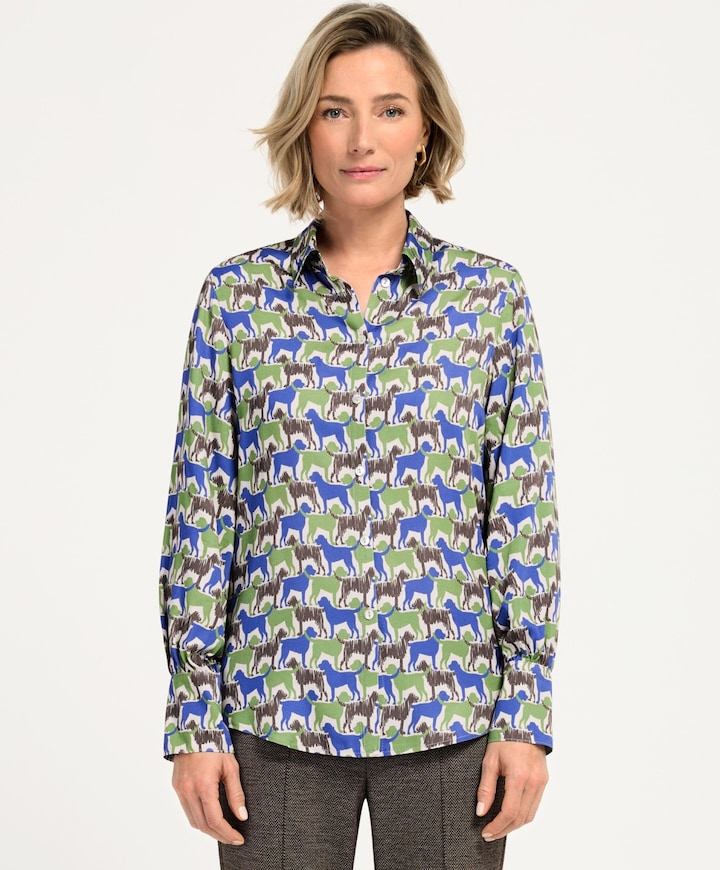 Dames blouse multicolor