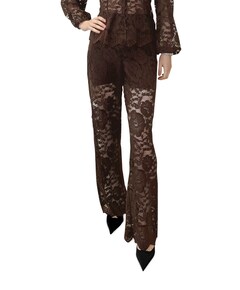 VIMAYE HW LACE broek bruin