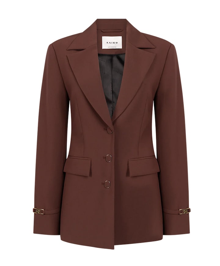 Dames blazer bordeaux