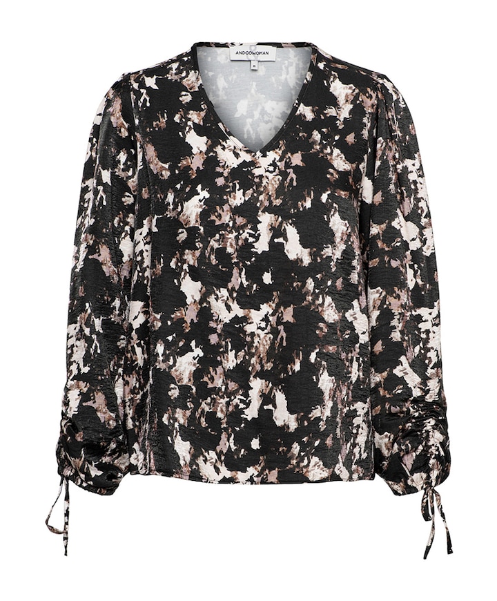 Blouse bruin