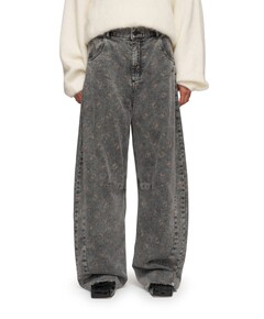 western monogram broek grijs