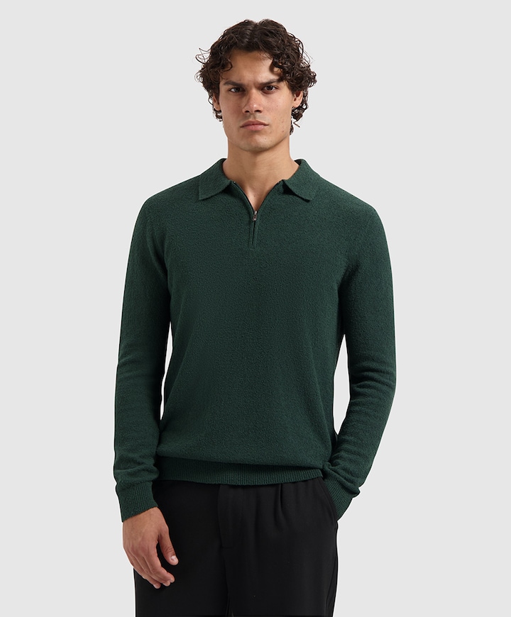 Heren polo groen