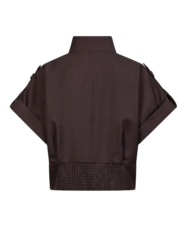 Dames gilet bruin