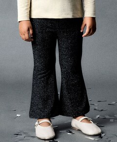 NMFROISIN BOOTCUT meisjes broek zwart