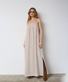Dames jurk beige