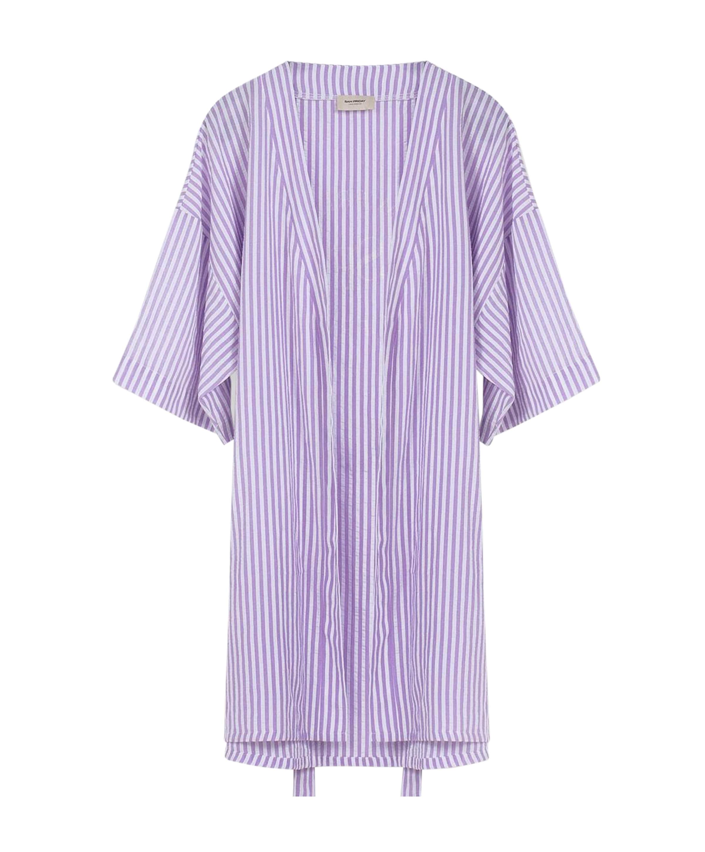 Dames ochtendjas paars