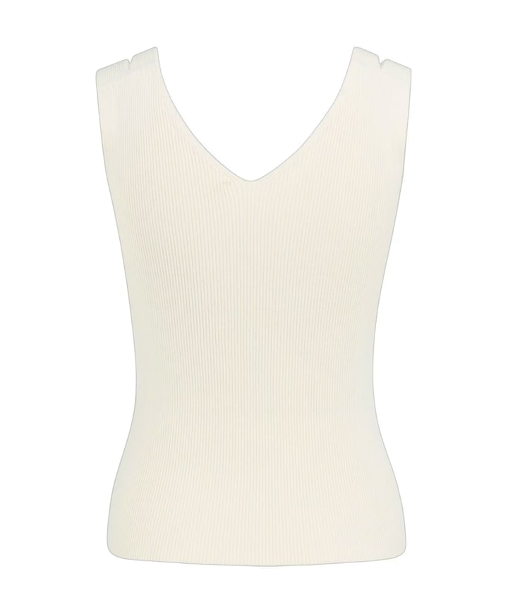 Dames top ecru