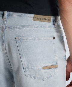 STEEPER TRUE SUMMER BLEACH heren korte broek zwart