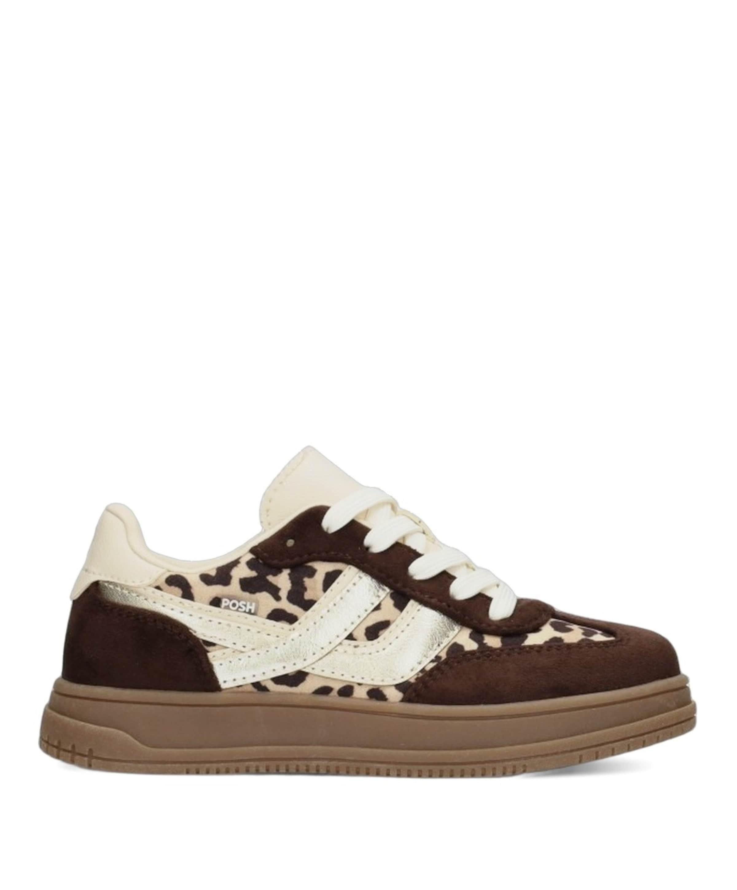 meisjes sneakers bruin