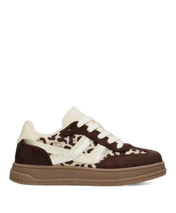 meisjes sneakers bruin