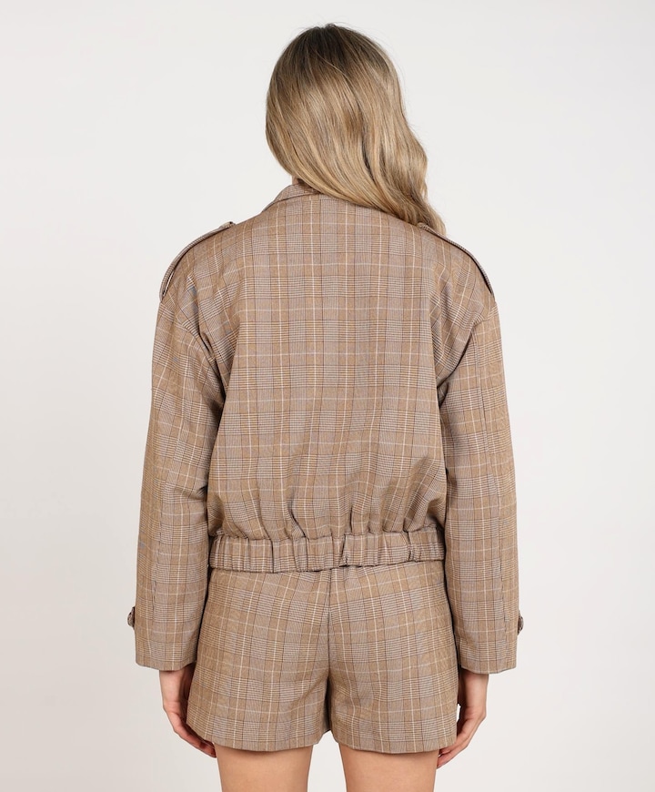 Dames jas beige