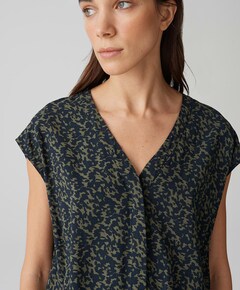 Moneli shadow jumpsuit blauw