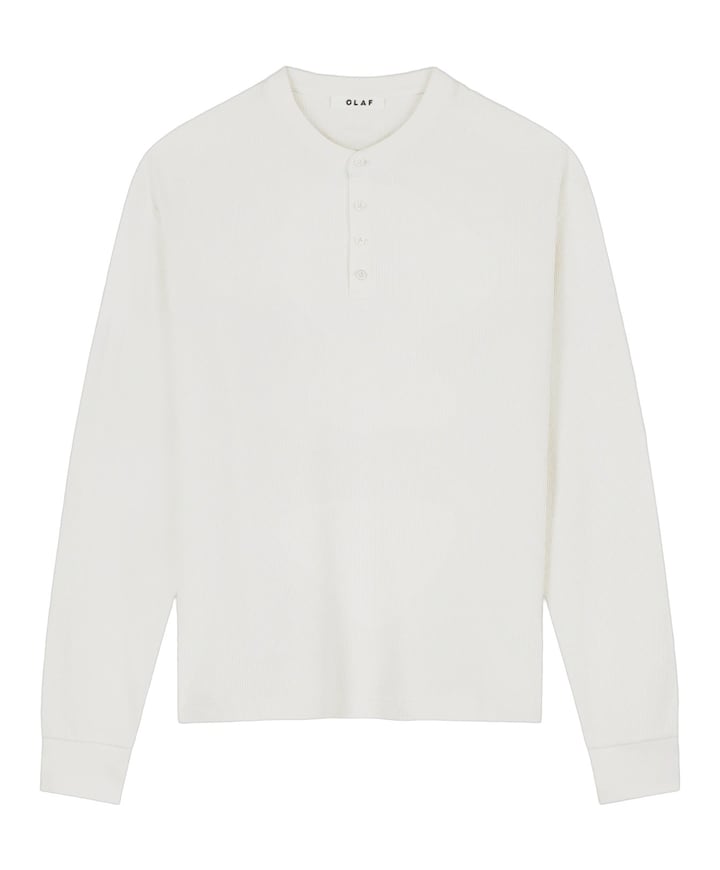 Heren longsleeve ecru
