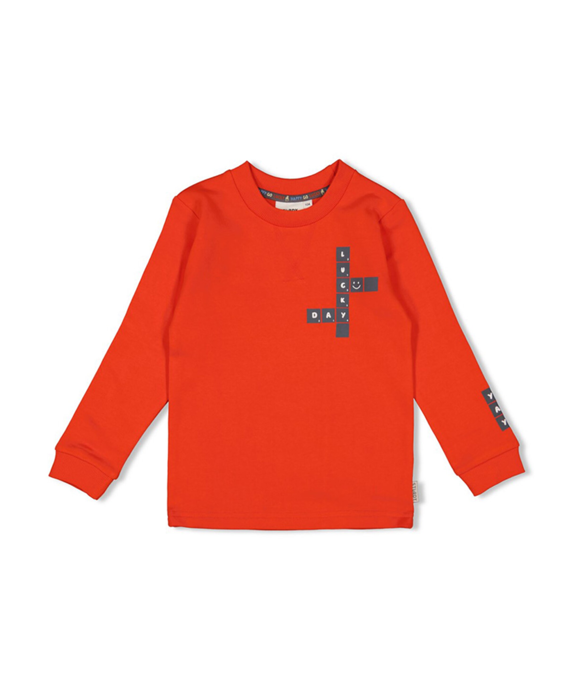 Jongens longsleeve rood