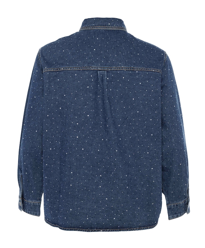 Dames blouse blauw