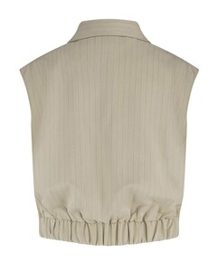 Dames gilet beige