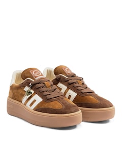 XXL dames sneakers bruin
