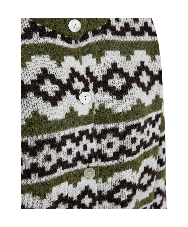 Dames vest groen
