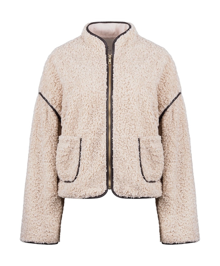 Dames jas beige