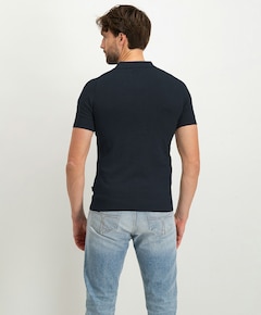 Heren polo blauw
