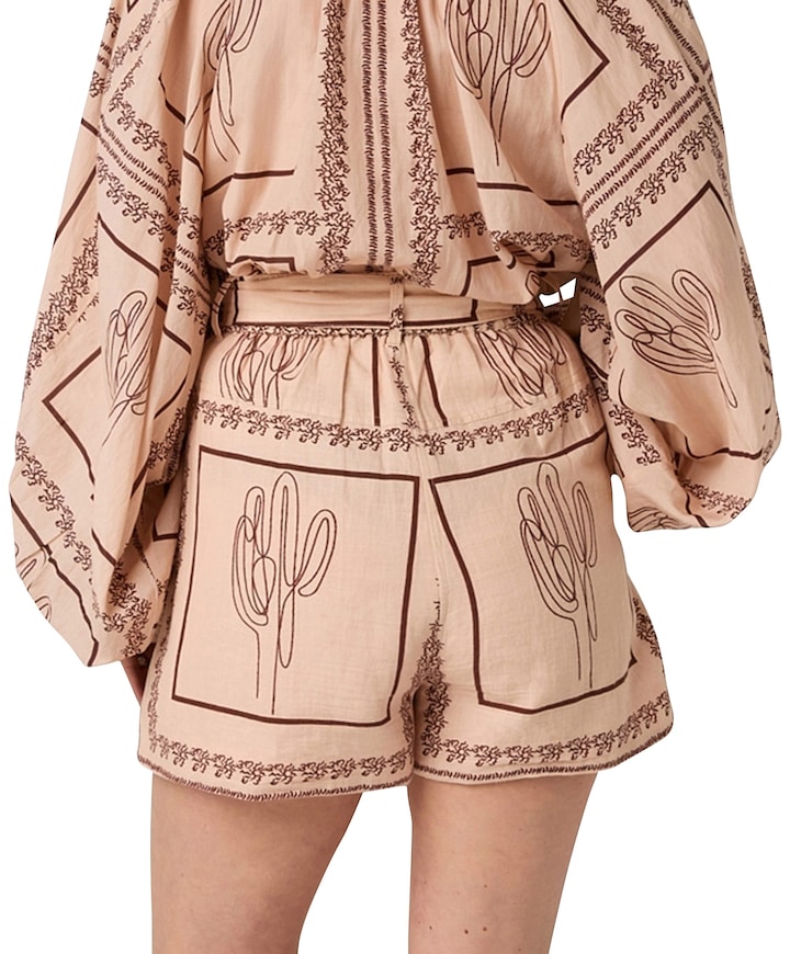 Serina Desert dames korte broek beige