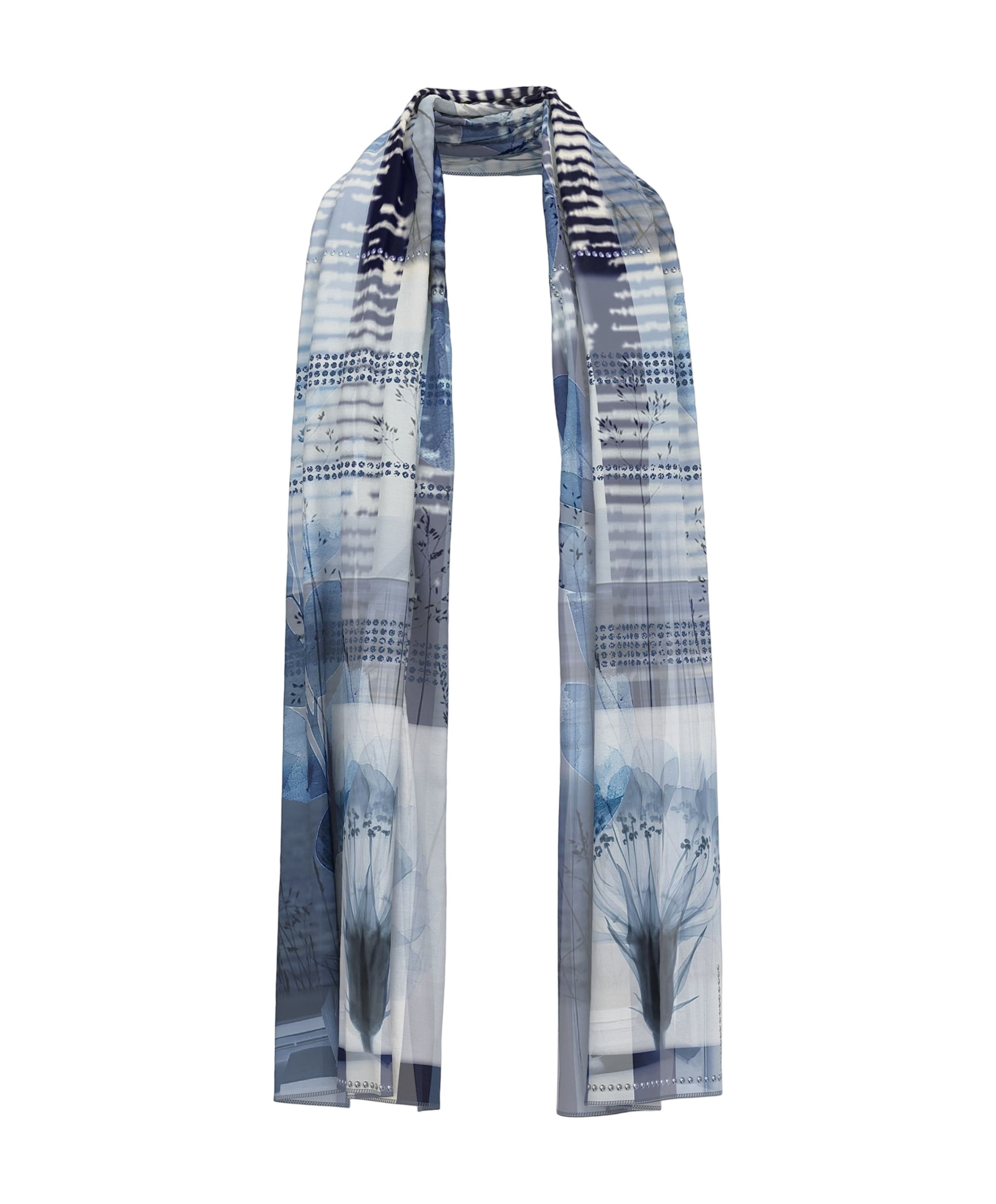 Dames sjaal blauw