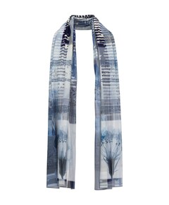 Dames sjaal blauw