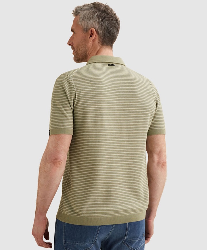 Heren polo groen