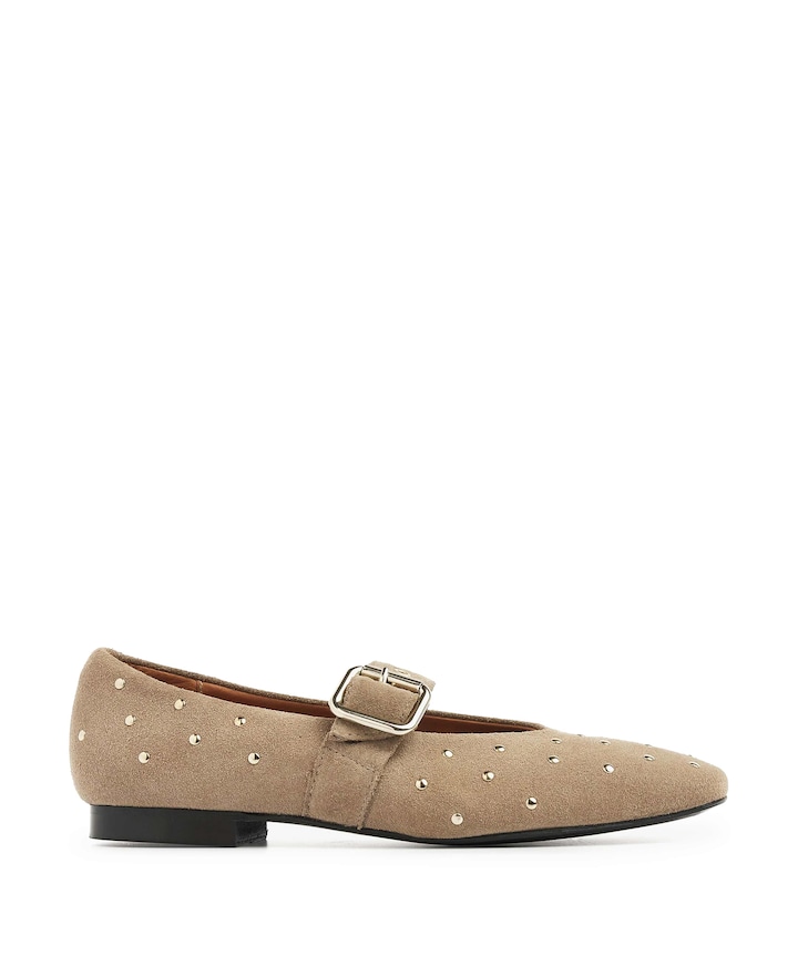 Lou Nina dames ballerina's beige