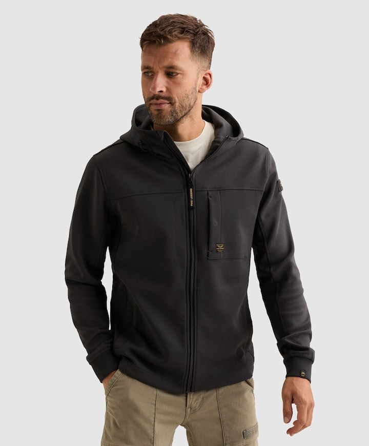 Heren vest grijs
