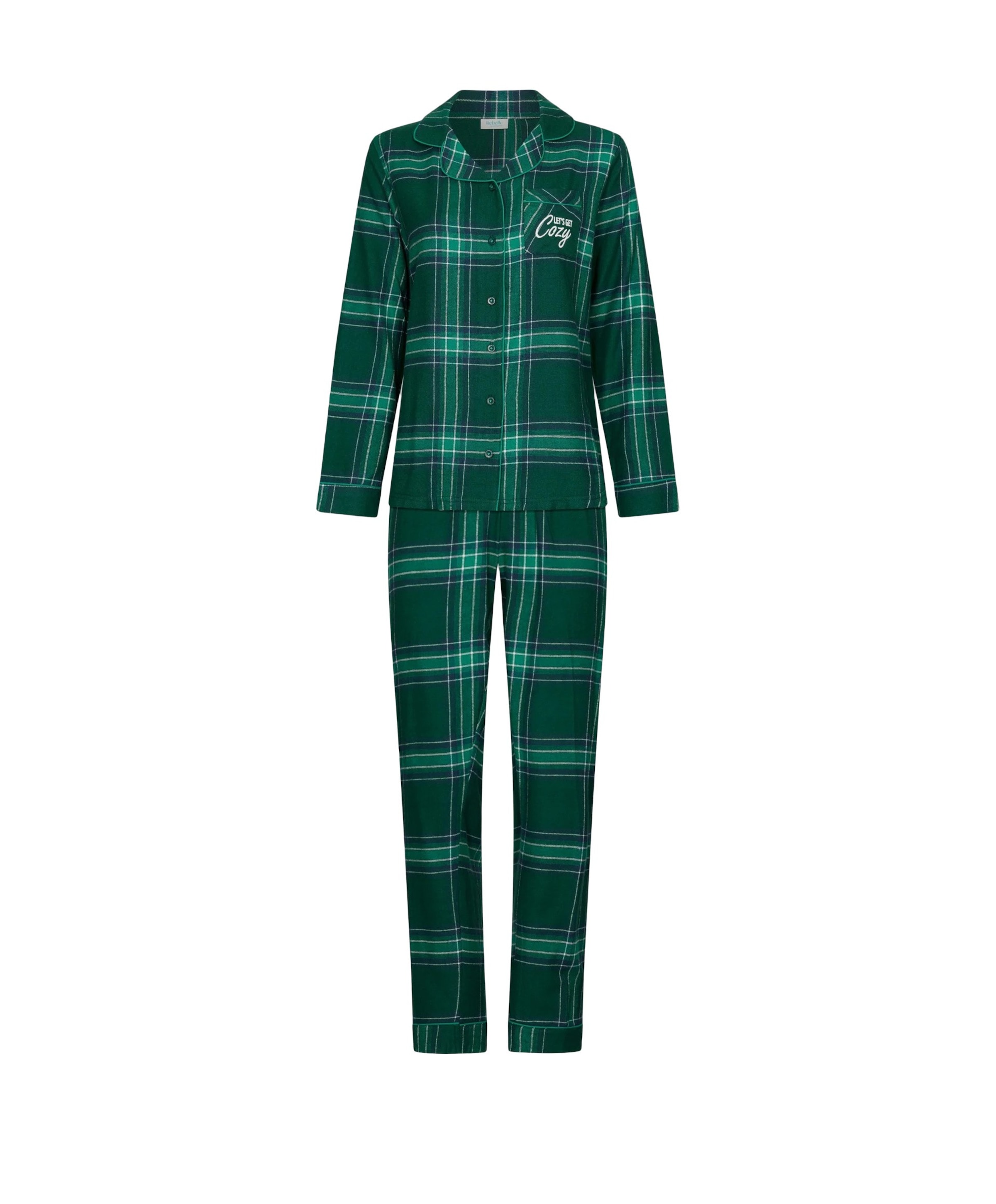 Dames pyjamaset groen