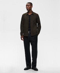 Heren overshirt bruin