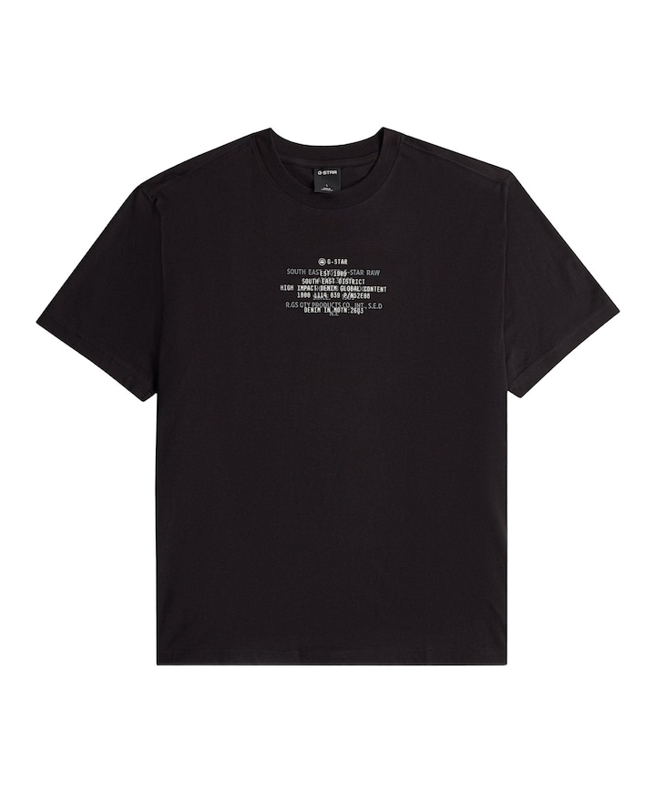 Heren T-shirt zwart