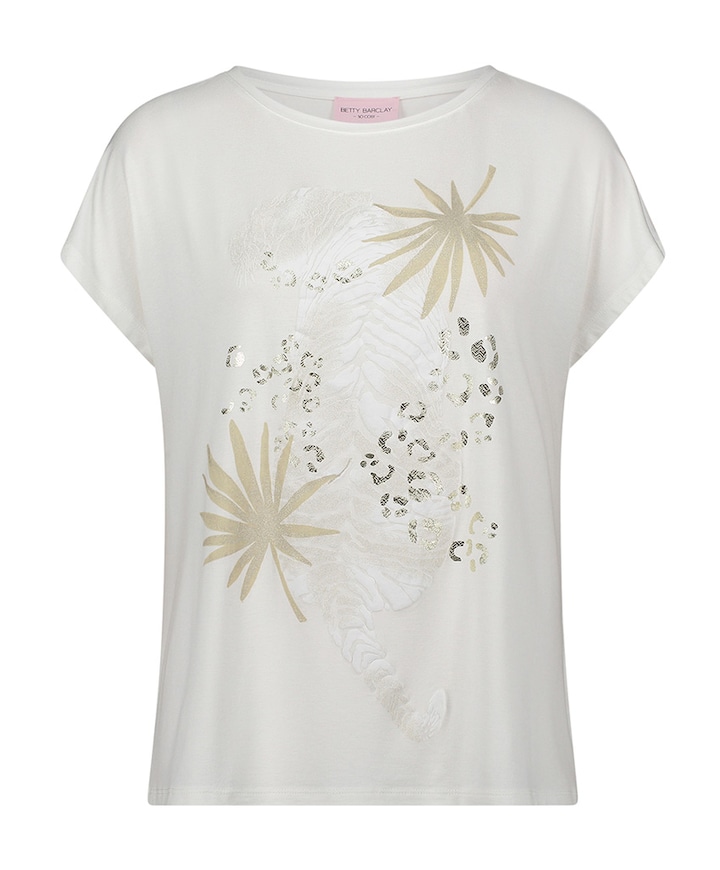 Dames T-shirt ecru