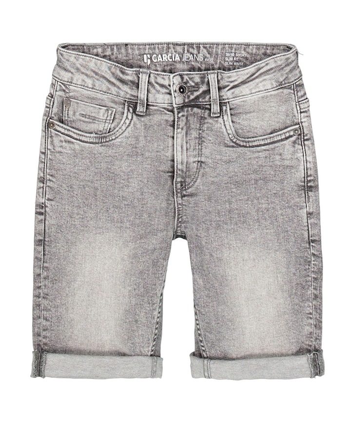 340 col.4005_Tavio short jongens korte broek grijs