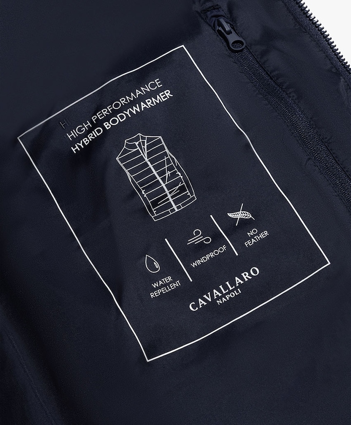 Heren bodywarmer blauw