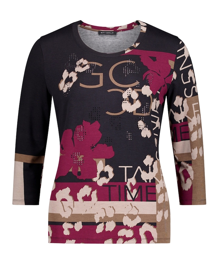 Dames longsleeve zwart