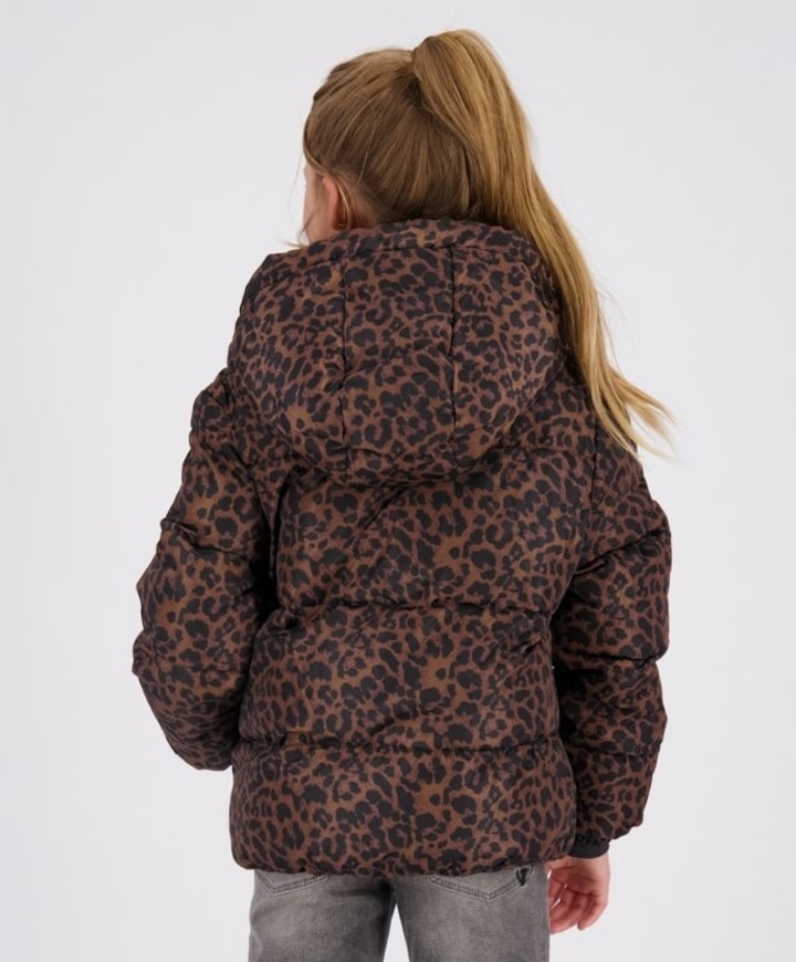 Meisjes jas bruin