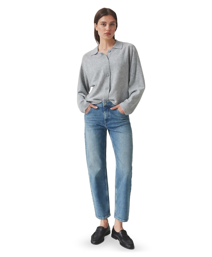 Minah honesty dames jeans blauw