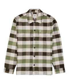 Heren overshirt bruin