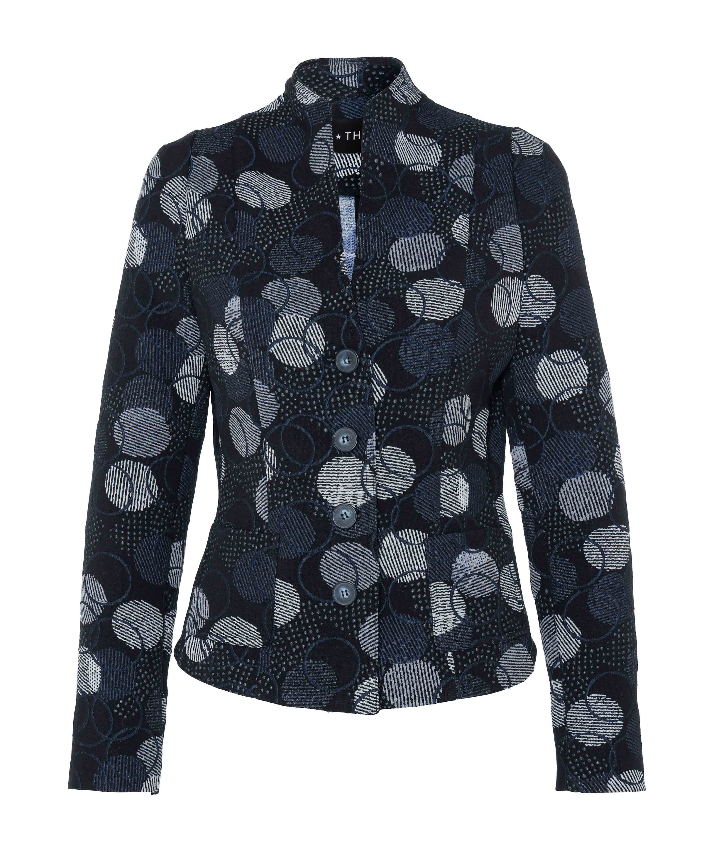 Dames jas blauw