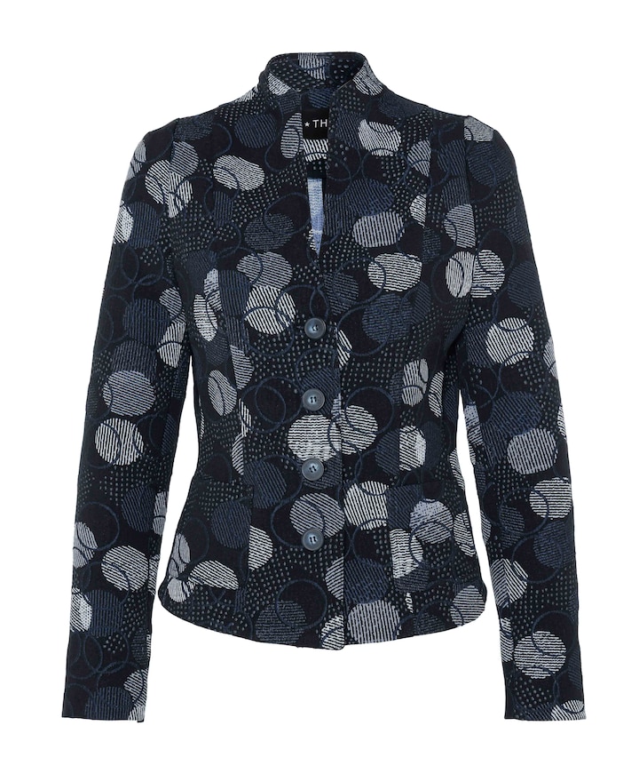 Dames jas blauw