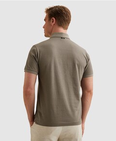 Heren polo grijs