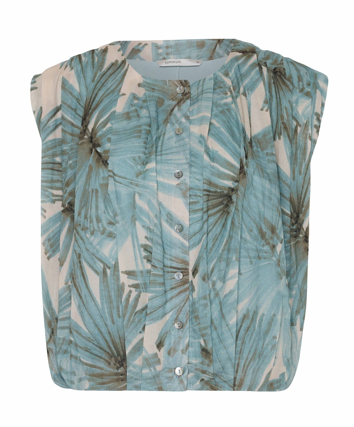 Dames top blauw