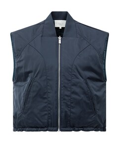 Dames omkeerbare bodywarmer blauw