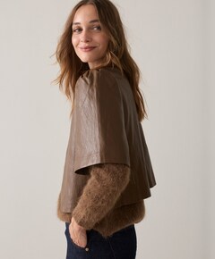 Dames blouse bruin