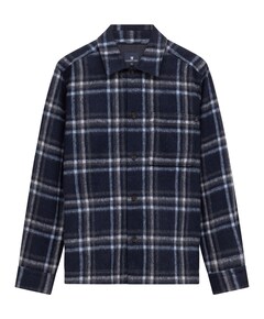 Heren overshirt blauw