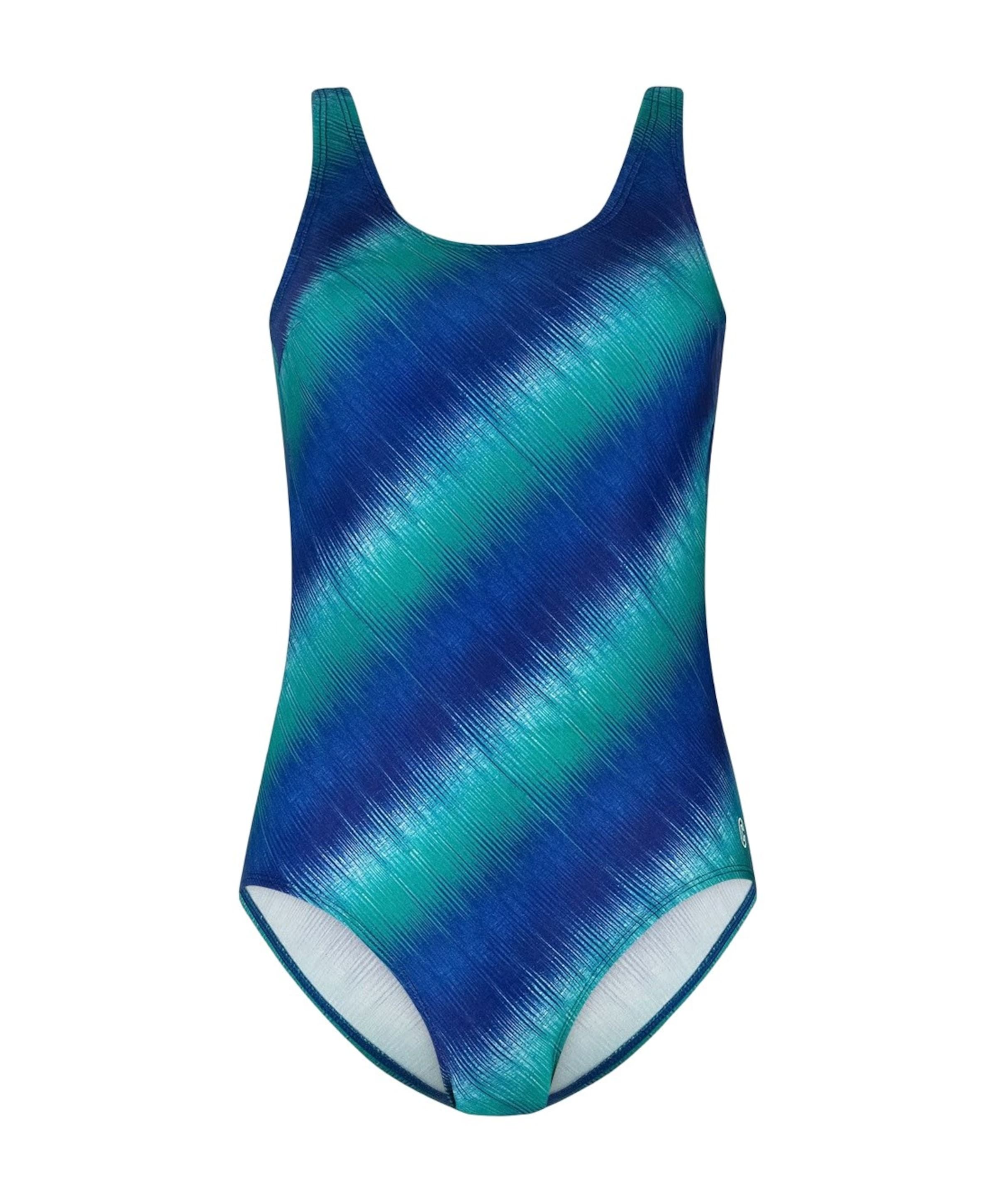 Dames badpak blauw