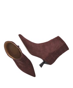 Suzy Franky dames enkellaarzen bordeaux